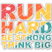 走懸命強考えい シール (正面)