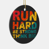 走懸命強考えい セラミックオーナメント (右)