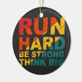 走懸命強考えい セラミックオーナメント (左)