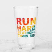 走懸命強考えい タンブラーグラス (正面)