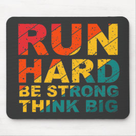 走懸命強考えい マウスパッド