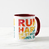 走懸命強考えい マグカップ (正面右)