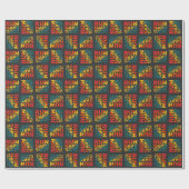 走懸命強考えい ラッピングペーパー (フラット)