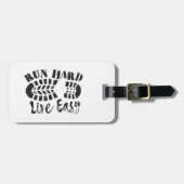 走懸命、ライブ簡単 ラゲッジタグ (正面横)