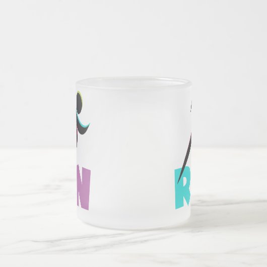 走数々の フロストグラスマグカップ (中央)