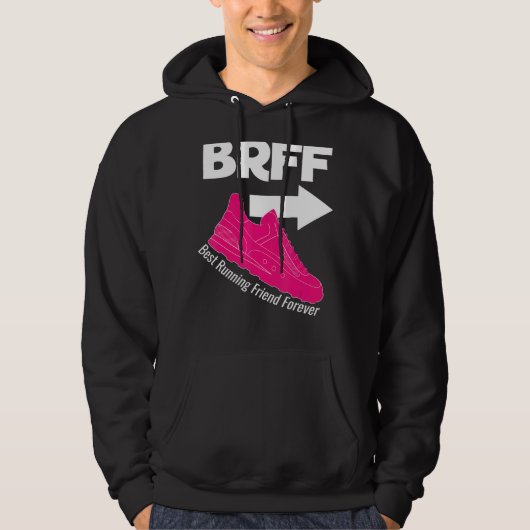 走最高の友FOREVER BRFF BFFスニーカー パーカ (正面)
