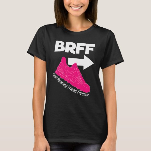 走最高の友FOREVER BRFF BFFスニーカー Tシャツ (正面)