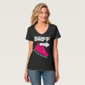 走最高の友FOREVER BRFF BFFスニーカー Tシャツ (正面フル)