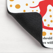 走無料で救 – グレイハウンド！（詩と共に） マウスパッド (コーナー)