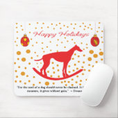 走無料で救 – グレイハウンド！（詩と共に） マウスパッド (マウス)