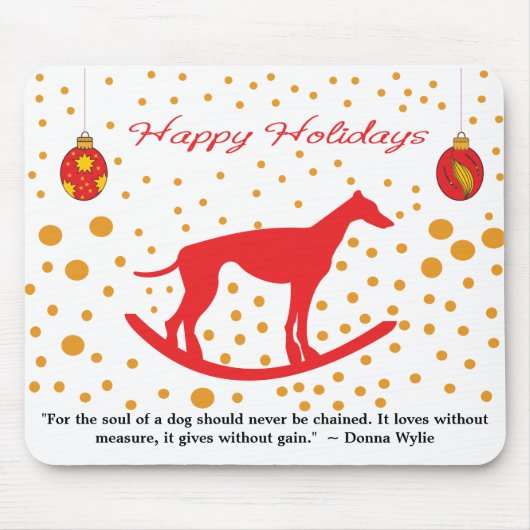 走無料で救 – グレイハウンド！（詩と共に） マウスパッド (正面)