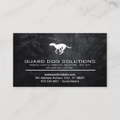走犬のロゴ | 動物トレーナー 名刺 (裏面)