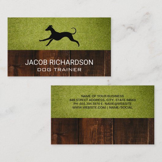 走犬 |ターフウッド 名刺 (正面/裏面)