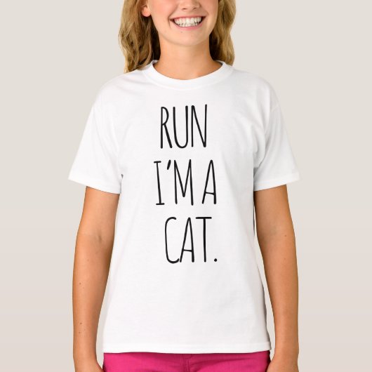 走猫だ Tシャツ (正面)