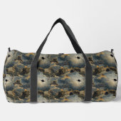 走琥珀幽霊のよく出る煙のゴシッククモ ダッフルバッグ (正面)