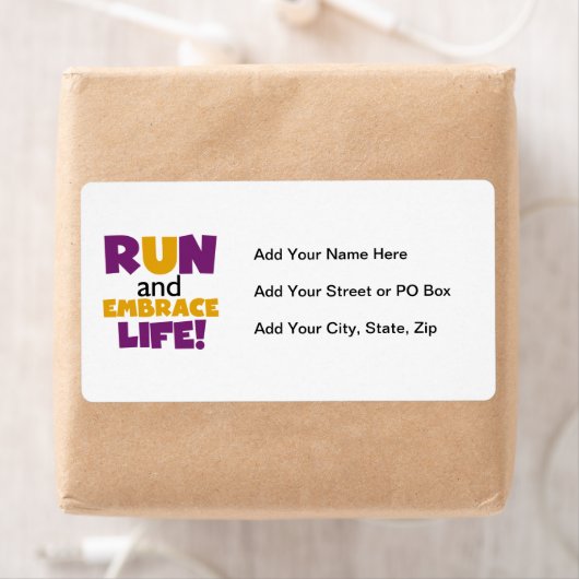 走生紫色の黄色 ラベル (インサイチュ)