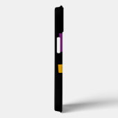 走生紫色の黄色 Case-Mate iPhoneケース (裏面 / 右)