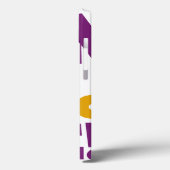 走生紫色の黄色 Case-Mate iPhoneケース (裏面 / 左)