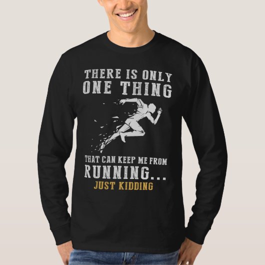 走笑い声 – ストライドを受け入れユーモアのあるろ! Tシャツ (正面)