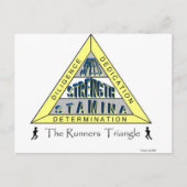 走者の三角形 ポストカード (正面)