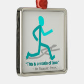 走者はいままで言った メタルオーナメント (右)