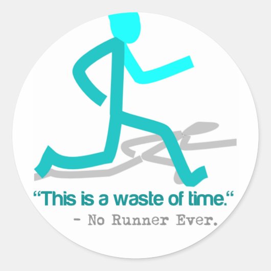 走者はいままで言った ラウンドシール (正面)