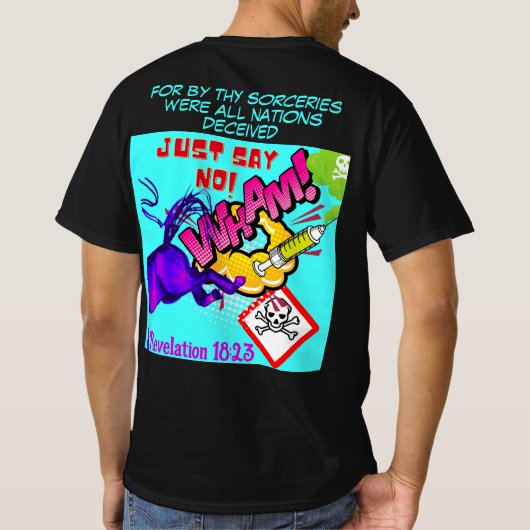 走聖なる書物、 経典 Tシャツ (裏面)