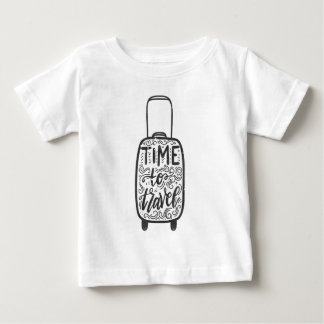 走行する時間 ベビーTシャツ