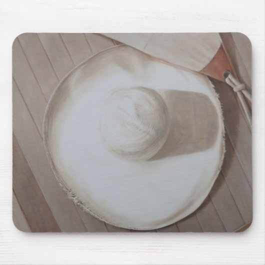 走行の帽子2012年 マウスパッド (正面)