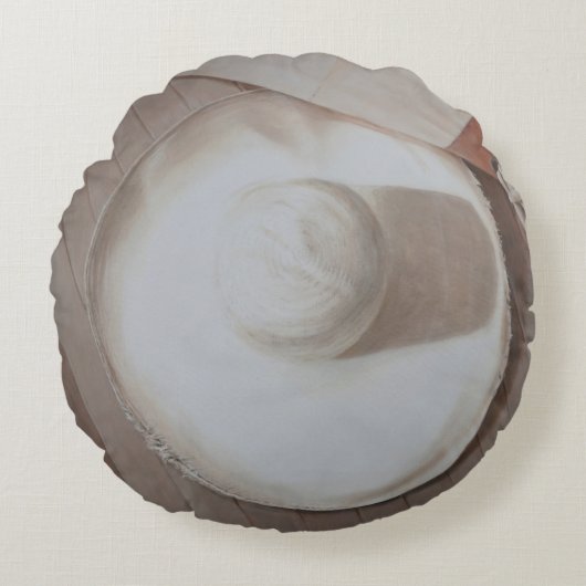 走行の帽子2012年 ラウンドクッション (正面)