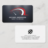 走行距離計 | 自動サービス 名刺 (正面/裏面)