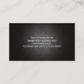 走行距離計 |自動ロゴ |金属 名刺 (裏面)