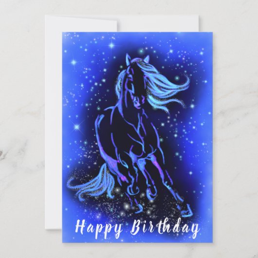 走誕生日カード (正面)