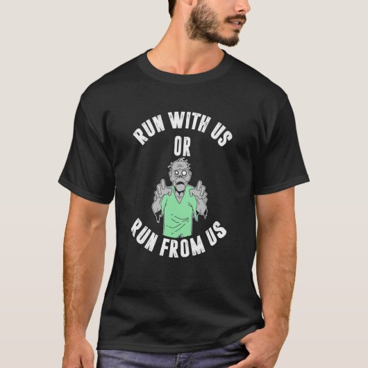 走走一緒にも Tシャツ (正面)