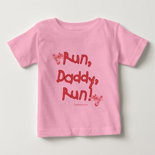 走走Daddy ベビーTシャツ (正面)