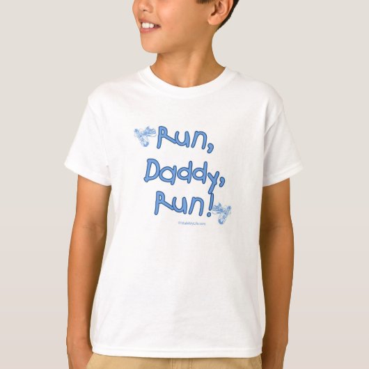 走走Daddy - Blue Tシャツ (正面)