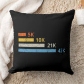 走距離II - 5K 10K 21K 42Kマラソン選手 クッション (ブランケット)