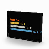 走距離II - 5K 10K 21K 42Kマラソン選手 フォトブロック (右)