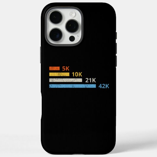 走距離II - 5K 10K 21K 42Kマラソン選手 Case-Mate iPhoneケース (裏面)