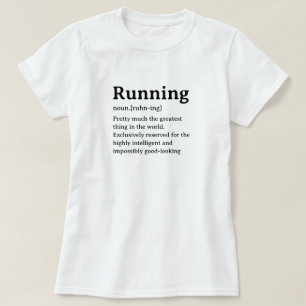 走辞書ユーモアのある定義 Tシャツ