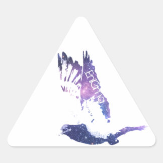 走通り 三角形シール