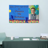 走遊跳躍障害航路誕生日 横断幕 (トレードショー)