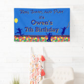 走遊跳躍障害航路誕生日 横断幕 (インサイチュ)