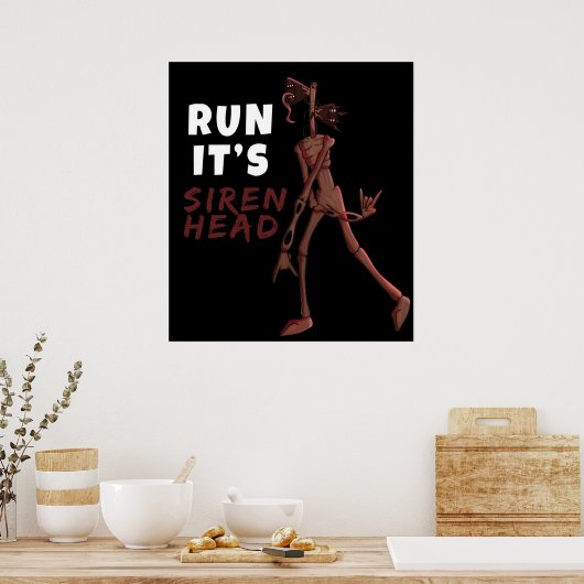 走頭の悪い怪物 ポスター (キッチン)