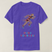 走4人生5 Tシャツ (デザイン正面)