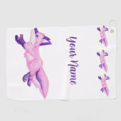 走 ゴルフタオル (横)