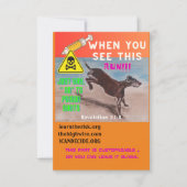 走 サンキューカード (正面)