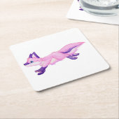 走 スクエアペーパーコースター (アングル)