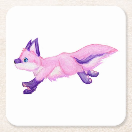 走 スクエアペーパーコースター (正面)