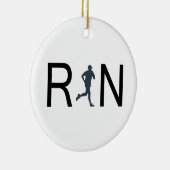 走 セラミックオーナメント (右)